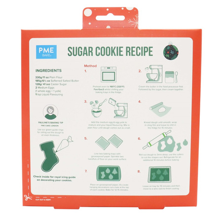 PME Zestaw 3 foremek do ciastek świątecznych