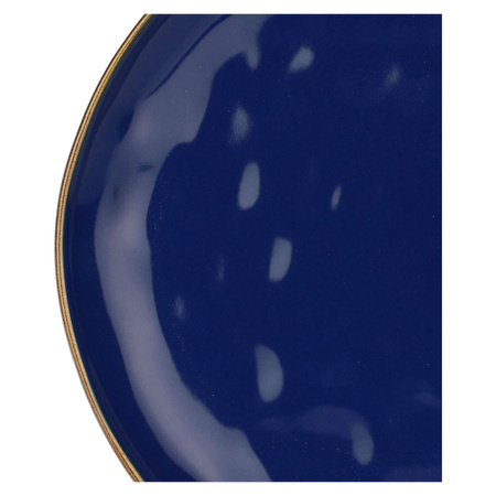 ROSE&TULIPANI CONCERTO BLU COBALTO Zestaw 4 talerzy obiadowych 27 cm