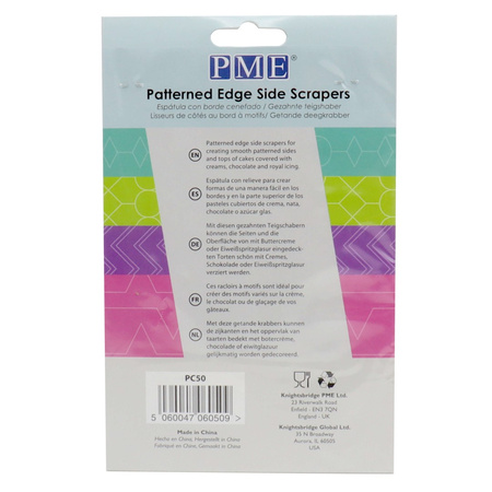 PME Zestaw 4 skrobaków bocznych