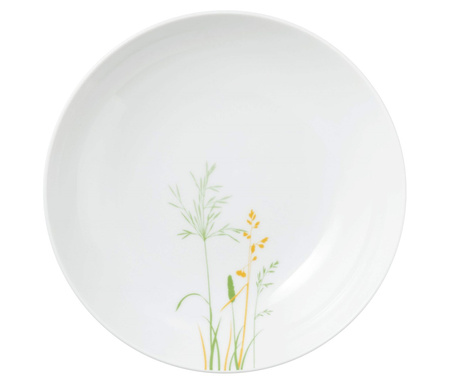 SELTMANN MEADOW GRASSES GREEN Zestaw 6 talerzy do zupy 21 cm