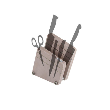 ARTELEGNO MILANO Podwójny magnetyczny stojak na noże