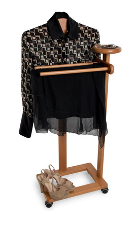 ARREDAMENTI ANTIMO Stojak na ubrania i garnitury - 44 x 35 cm, Brązowy