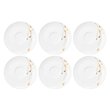 SELTMANN LIBERTY GOLDEN ROSE HIP Zestaw 6 spodków 16.5 cm