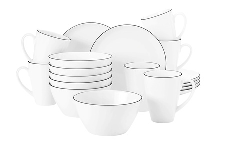 SELTMANN LIDO BLACK LINE Serwis śniadaniowy dla 6 osób