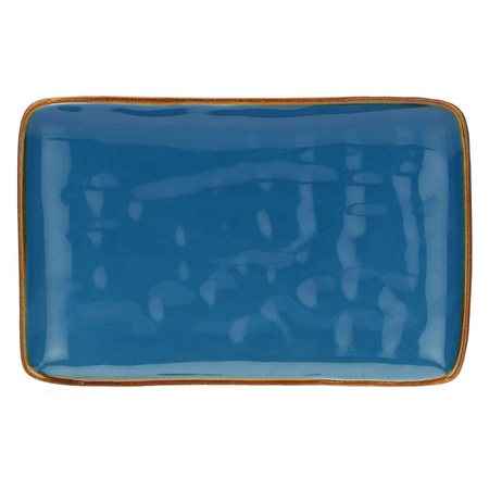 ROSE&TULIPANI CONCERTO BLU AVIO Zestaw 4 tac prostokątnych 20 x 13 cm