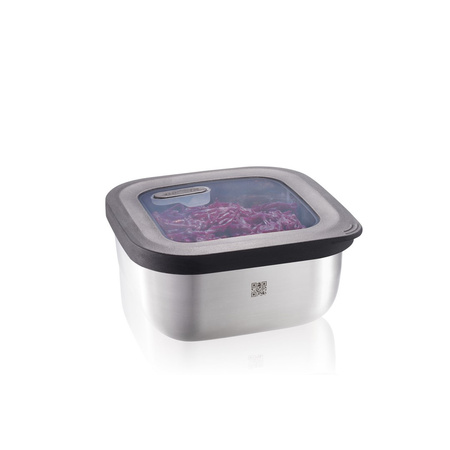 GEFU PROVIDO Pojemnik stalowy kwadratowy 900 ml