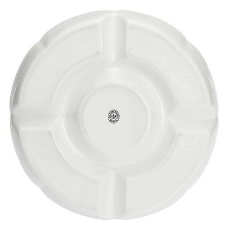 LA PORCELLANA BIANCA CONVIVIO Okrągła taca do przekąsek 35.5 cm