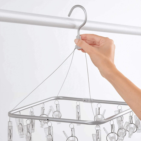 RAYEN Suszarka wisząca 16 klipsów