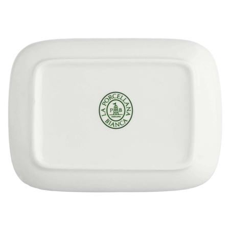 LA PORCELLANA BIANCA ESSENZIALE NEW AGE Zestaw 6 tac prostokątnych 15 x 10 cm