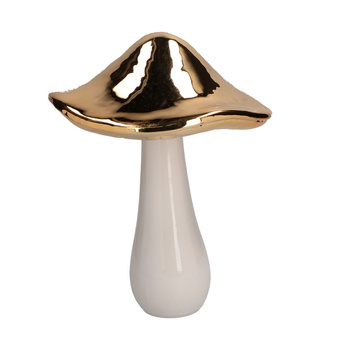 RITUALI DOMESTICI SIAMSPUNTATI Zestaw 2 figurek dekoracyjnych grzybek 13.5 x 13.5 x 21 cm