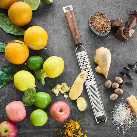 GEFU MADERO Wąska tarka podwójna 40.5 cm