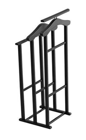 ARREDAMENTI MAXI Stojak na koszule i garnitur - 102 x 35 cm, Czarny