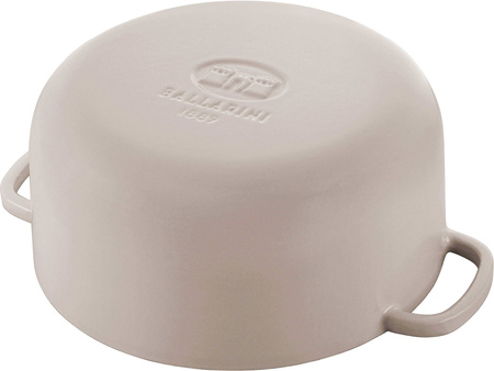 BALLARINI BELLAMONTE Garnek żeliwny okrągły 4 ltr, kość słoniowa