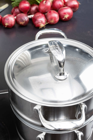 DEMEYERE ATLANTIS 7 Garnek z pokrywką 4 ltr