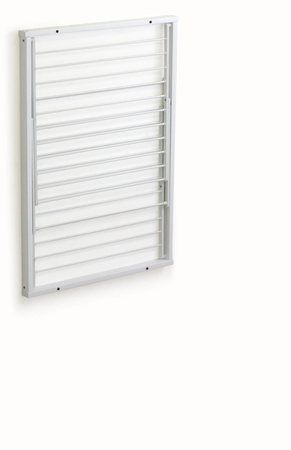 ARREDAMENTI KORAL Naścienna suszarka na pranie - 98 x 69 cm, Biały