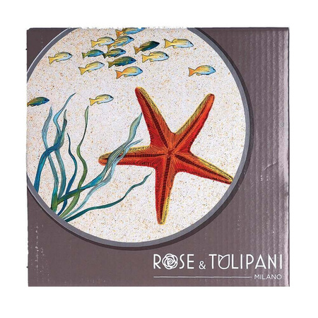 ROSE&TULIPANI SEA LIFE Podstawka okrągła 20 cm rozgwiazda