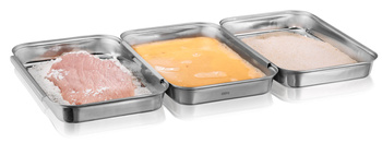 GEFU PANDO Zestaw do panierowania (3 elementy)