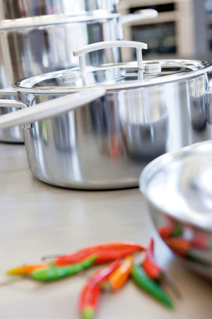 DEMEYERE INDUSTRY 5 Garnek z pokrywką 5.2 ltr