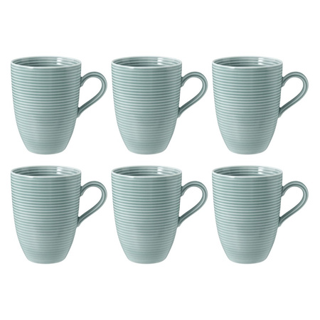 SELTMANN BEAT COLOR GLAZE Zestaw 6 kubków z uchwytem 350 ml