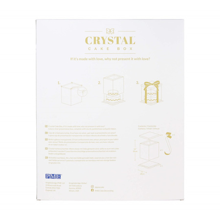 PME Przezroczyste pudełko na ciasto 250 mm