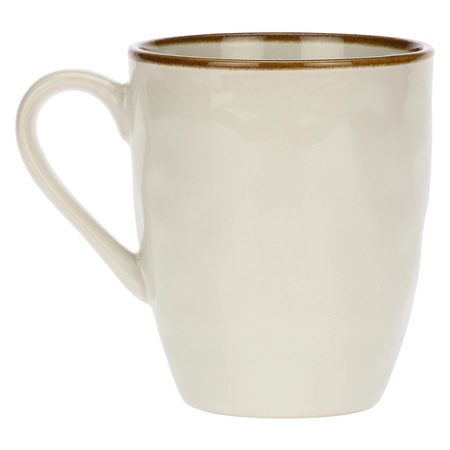 ROSE&TULIPANI CONCERTO AVORIO Zestaw 4 kubków z uchwytem 430 ml