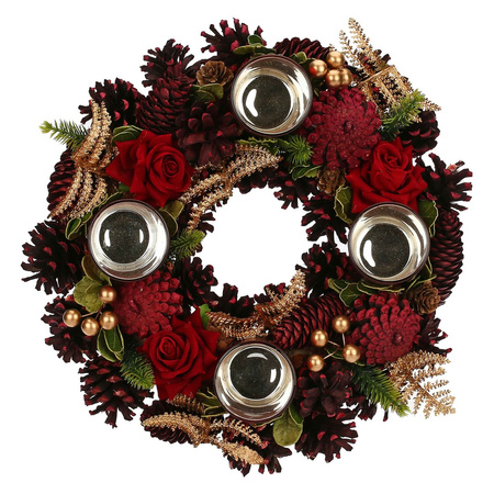 RITUALI DOMESTICI QUASIROSSO Zestaw 4 świeczek tealight