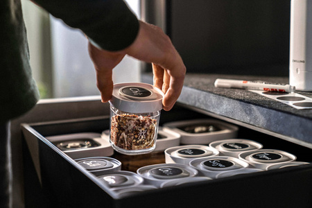 ZWILLING FRESH & SAVE CUBE 3 pojemniki plastikowe XS - 120 ml, szary