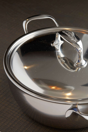 DEMEYERE ATLANTIS 7 Patelnia głęboka 2H z pokrywką 24 cm