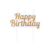 PME Dekoracyjna świeczka Happy Birthday 10 x 5 cm