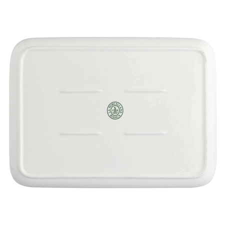 LA PORCELLANA BIANCA ESSENZIALE NEW AGE Zestaw 4 tac prostokątnych 30 x 22 cm