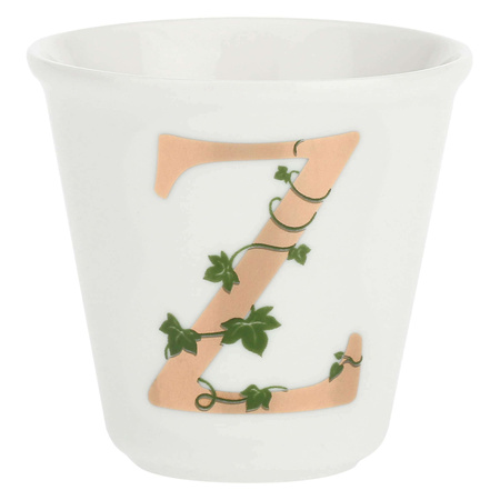 LA PORCELLANA BIANCA UNICO Filiżanka z łyżeczką 75 ml, Wzór Z