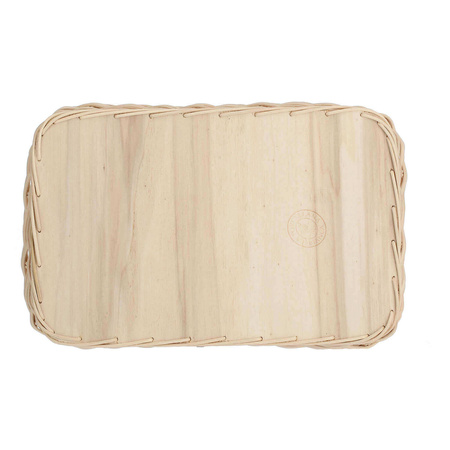 LA PORCELLANA BIANCA MIDOLLINO Wiklinowy kosz na naczynie do zapiekania 35 cm