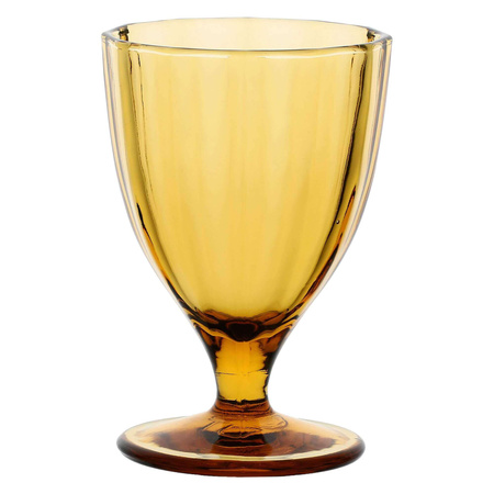 ROSE&TULIPANI AMAMI Zestaw 6 kieliszków 300 ml bursztynowy