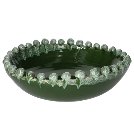 RITUALI DOMESTICI REGINALDO Podstawka pod doniczkę 31.5 cm zielona