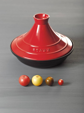 STAUB Naczynie do tajine 28 cm, czerwono-czarny