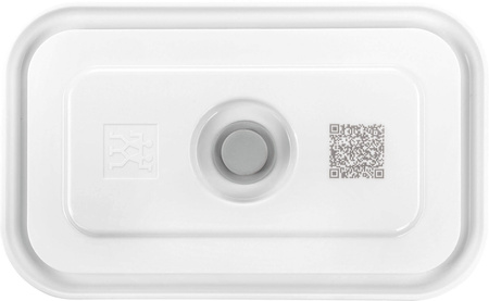 ZWILLING FRESH & SAVE Szklany pojemnik prostokątny 0.95 ltr, szary