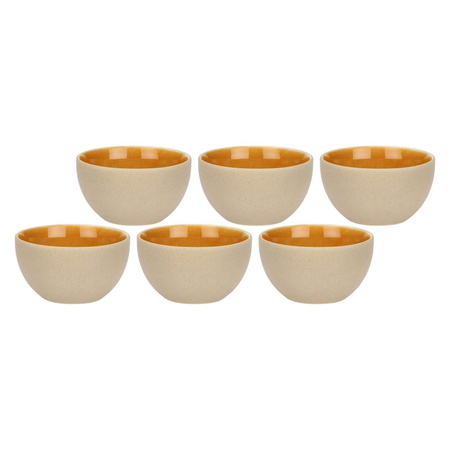 ROSE&TULIPANI ARPEGGIO Zestaw 6 miseczek 11.5 cm, pomarańczowy