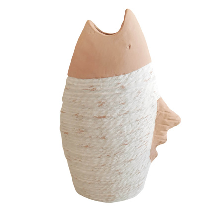 RITUALI DOMESTICI GALLURA Wazon ryba wysoki 22 x 9 x 34 cm