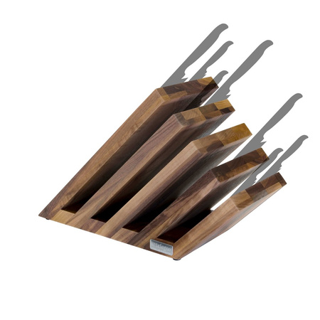 ARTELEGNO VENEZIA 5-elementowy blok magnetyczny z drewna orzechowego