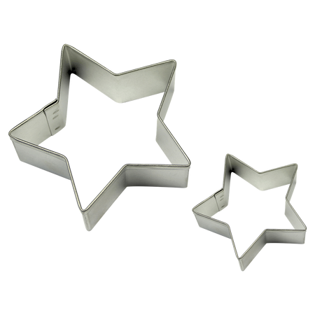 PME Zestaw 2 metalowych foremek gwiazda