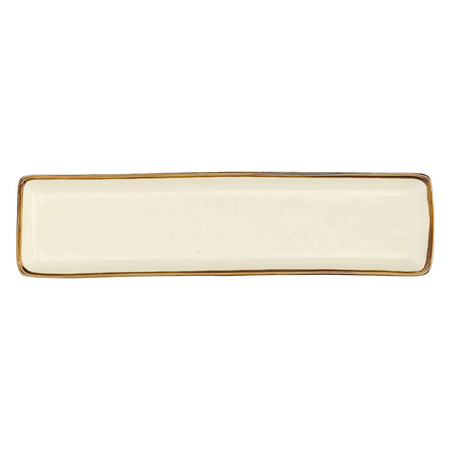 ROSE&TULIPANI CONCERTO AVORIO Zestaw 4 tac prostokątnych 32 x 8 cm