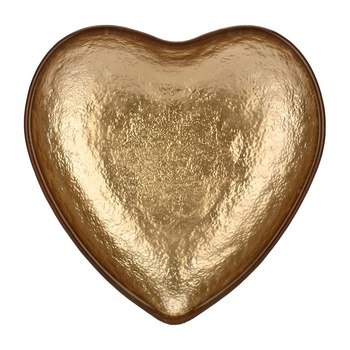 RITUALI DOMESTICI NEIMIEIPENSIERI Mały talerz serce złoty 14 cm