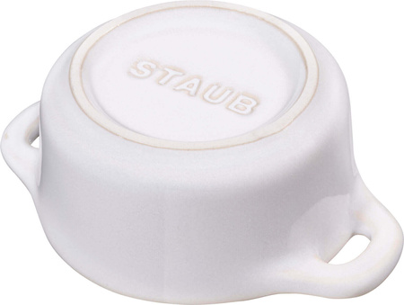 STAUB GIFT GIVING Mini cocotte okrągły 200 ml, kość słoniowa