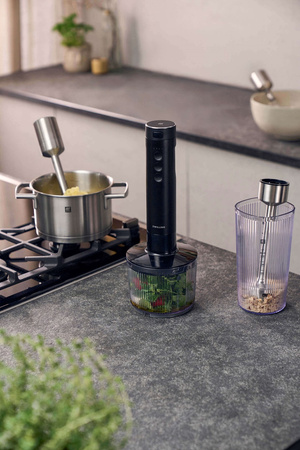 ZWILLING XTEND Bezprzewodowy blender ręczny (bez baterii) czarny