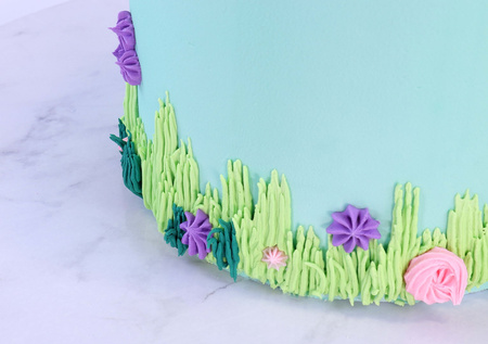 PME Zestaw 3 końcówek dekoracyjnych Trawa