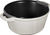 STAUB Zestaw 3 naczyń + pokrywka 24 cm truflowy
