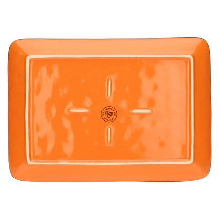 ROSE&TULIPANI CONCERTO ARANCIONE Zestaw 2 tac prostokątnych 27 x 19 cm