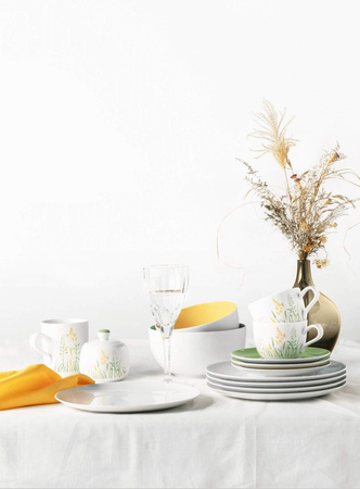 SELTMANN MEADOW GRASSES CURRY Serwis kawowy dla 6 osób