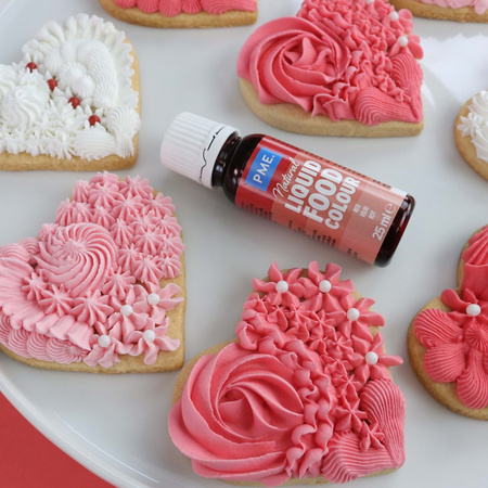 PME Naturalny barwnik spożywczy w płynie 25 ml czerwony