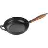 STAUB Patelnia żeliwna z drewnianym uchwytem 24 cm